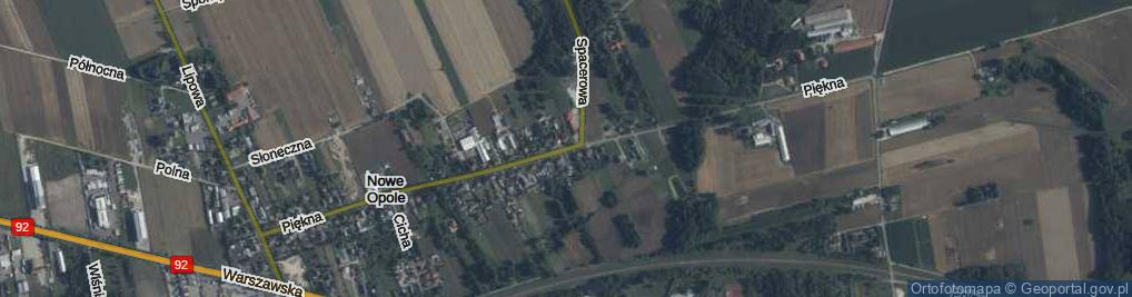 Zdjęcie satelitarne Piękna ul.